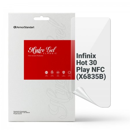 Гідрогелева плівка ArmorStandart для Infinix Hot 30 Play NFC (X6835B), діагональ 6.82