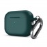 Силиконовый чехол с карабином ArmorStandart Hang Case для Apple AirPods Pro 2, Dark Green