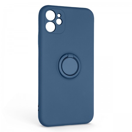 Чохол із кільцем-тримачем ArmorStandart Icon Ring для Apple iPhone 11, синій
