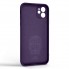 Чохол ArmorStandart Icon Ring для Apple iPhone 11, силікон + метал, Dark Purple (фіолетовий)