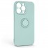 Чохол-накладка ArmorStandart Icon Ring для Apple iPhone 13 Pro, силікон, Mint (зелений)