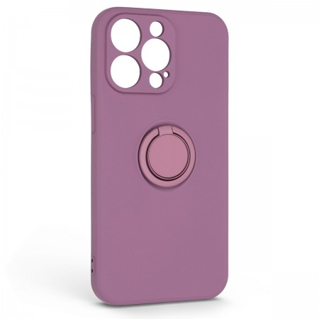 Чохол з магнітним кільцем-тримачем ArmorStandart Icon Ring для Apple iPhone 13 Pro, Grape