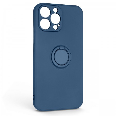 Чехол с магнитным кольцом-держателем ArmorStandart Icon Ring для Apple iPhone 13 Pro Max, Blue
