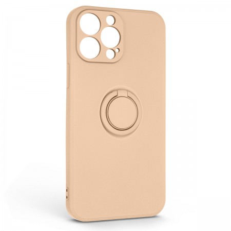 Чехол-накладка ArmorStandart Icon Ring для Apple iPhone 13 Pro Max, силикон, Pink Sand (пудровый)