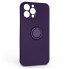 Чехол-накладка ArmorStandart Icon Ring для Apple iPhone 13 Pro Max, Dark Purple (фиолетовый)