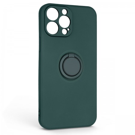 Чохол із магнітним кільцем ArmorStandart Icon Ring для Apple iPhone 13 Pro Max, Dark Green