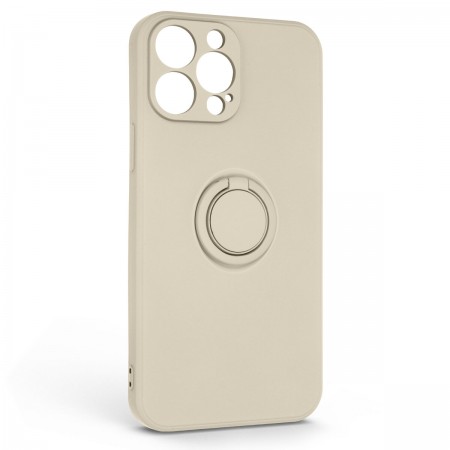 Чохол-накладка ArmorStandart Icon Ring для Apple iPhone 13 Pro Max, силікон, Stone (колір слонової кістки)