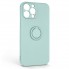 Чохол з магнітним кільцем-тримачем ArmorStandart Icon Ring для Apple iPhone 13 Pro Max, Mint