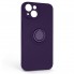 Чохол ArmorStandart Icon Ring для iPhone 14 з кільцем-тримачем, Dark Purple (фіолетовий)