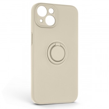 Чохол ArmorStandart Icon Ring для iPhone 14 з кільцем-тримачем, Stone (колір слонової кістки)