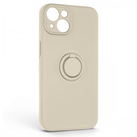 Чохол ArmorStandart Icon Ring для iPhone 14 з кільцем-тримачем, Stone (колір слонової кістки)
