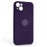 Чехол ArmorStandart Icon Ring для Apple iPhone 14 Plus, тёмно-фиолетовый