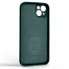 Чохол ArmorStandart Icon Ring для Apple iPhone 14 Plus, темно-зелений