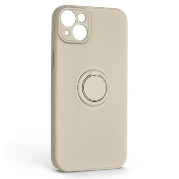 Силіконовий чохол з кільцем ArmorStandart Icon Ring для Apple iPhone 14 Plus, Stone Силіконовий чохол з кільцем ArmorStandart Icon Ring для Apple iPhone 14 Plus, Stone