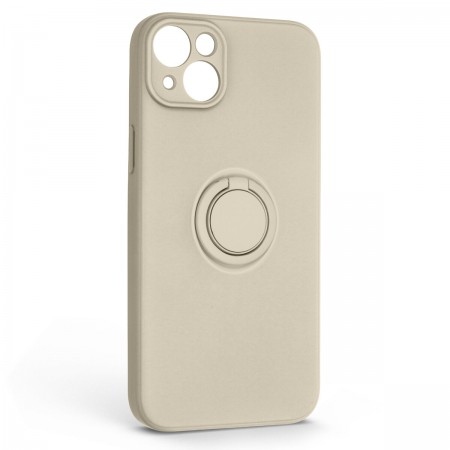 Силиконовый чехол с кольцом ArmorStandart Icon Ring для Apple iPhone 14 Plus, Stone