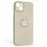 Силиконовый чехол с кольцом ArmorStandart Icon Ring для Apple iPhone 14 Plus, Stone