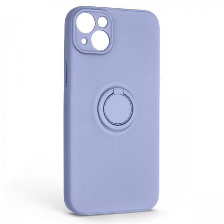 Силиконовый чехол с кольцом ArmorStandart Icon Ring для Apple iPhone 14 Plus Lavender