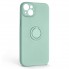 Силіконовий чохол з кільцем ArmorStandart Icon Ring для Apple iPhone 14 Plus Mint