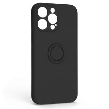 Чохол ArmorStandart Icon Ring з магнітним кільцем-тримачем для Apple iPhone 14 Pro Max, чорний