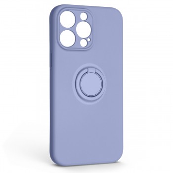 Чохол ArmorStandart Icon Ring для Apple iPhone 14 Pro Max, силікон + метал, Lavender (фіолетовий)