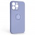 Чохол ArmorStandart Icon Ring для Apple iPhone 14 Pro Max, силікон + метал, Lavender (фіолетовий)