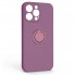 Чохол ArmorStandart Icon Ring для Apple iPhone 14 Pro Max, силікон + метал, Grape (фіолетовий)
