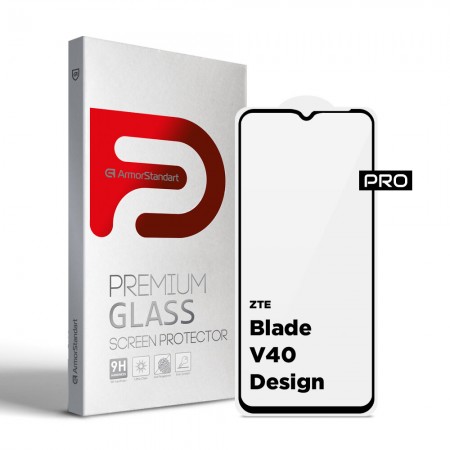 Защитное стекло ArmorStandart Pro для ZTE Blade V40 Design 6.6