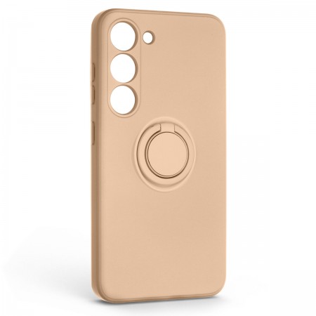 Чохол-накладка ArmorStandart Icon Ring для Samsung S23, Pink Sand (пудровий)