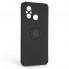 Чохол-накладка з кільцем-тримачем ArmorStandart Icon Ring для Xiaomi Redmi 12C, Black