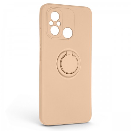 Чехол-накладка с кольцом-держателем ArmorStandart Icon Ring для Xiaomi Redmi 12C, Pink Sand