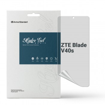 Гидрогелевая пленка ArmorStandart матовая для ZTE Blade V40s, диагональ 6.67