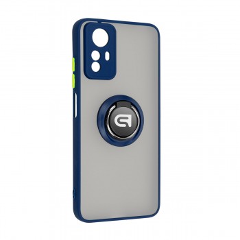 Чехол ArmorStandart Frosted Matte Ring для Xiaomi Redmi Note 12s 4G Navy Blue