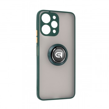 Чехол ArmorStandart Frosted Matte Ring для Xiaomi Redmi 12 4G Dark Green