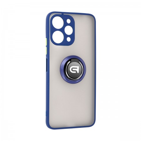 Матовий чохол з кільцем-тримачем ArmorStandart Frosted Matte Ring для Xiaomi Redmi 12 4G, Navy Blue