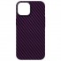 Чехол ArmorStandart LikeCarbon MagCase для iPhone 14 с MagSafe, под карбон, Purple (фиолетовый)