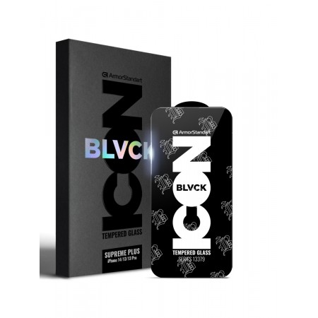 Захисне скло ArmorStandart Supreme Black Icon для Apple iPhone 14/13/13 Pro, 6.1