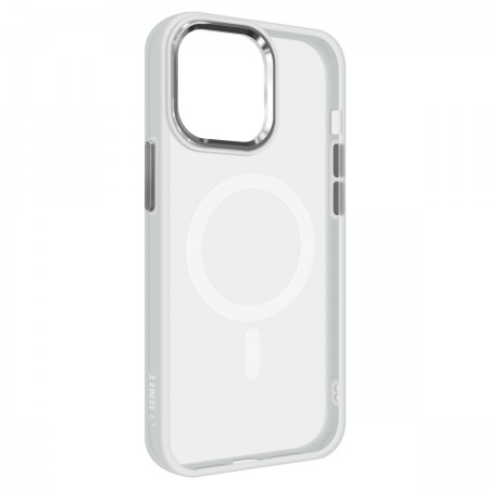 Чехол ArmorStandart Unit MagSafe для Apple iPhone 15 Pro Max, белый (Matte Clear Silver)