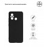 Тонкий TPU чехол ArmorStandart Matte Slim Fit для Xiaomi Redmi 12С, чёрный (с защитой камеры)
