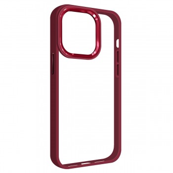 Чехол с прозрачной задней панелью ArmorStandart UNIT2 для Apple iPhone 14 Pro, Marsala