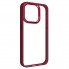 Чохол ArmorStandart UNIT2 для Apple iPhone 15 Pro, TPU + PC, Marsala (бордовий)