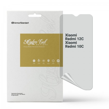 Гідрогелева плівка ArmorStandart антишпигун для Xiaomi Redmi 12C / 10C, діагональ 6.71