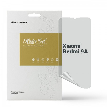 Гідрогелева плівка ArmorStandart антишпигун для Xiaomi Redmi 9A, діагональ 6.53