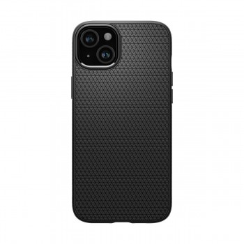 Чехол-накладка Spigen Liquid Air для Apple iPhone 15 Plus Matte Black