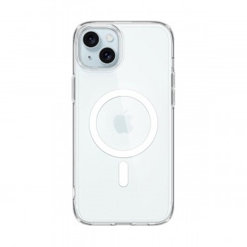 Чохол Spigen Ultra Hybrid MagSafe для iPhone 15 Plus, білий