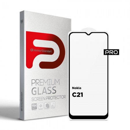Защитное стекло ArmorStandart Pro для Nokia C21, 6.52