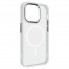 Чехол MagSafe с прозрачной задней панелью ArmorStandart Unit MagSafe для Apple iPhone 14 Pro, Matte Clear Silver