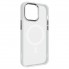 Чехол ArmorStandart Unit MagSafe для iPhone 12 Pro Max прозрачный, Matte Clear Silver (белый)