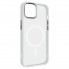 Чохол-накладка ArmorStandart Unit MagSafe для Apple iPhone 12/12 Pro, Matte Clear Silver (білий)