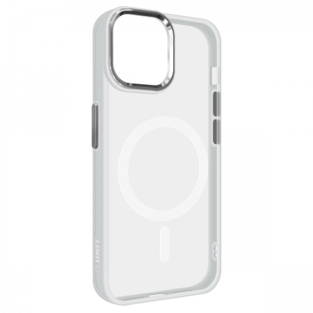 Чохол ArmorStandart Unit MagSafe для Apple iPhone 13, Matte Clear Silver (білий)