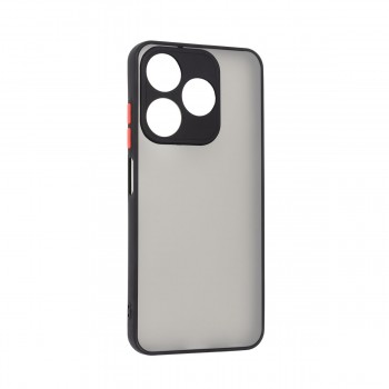 Чохол-накладка ArmorStandart Frosted Matte для Tecno Spark 10 4G (KI5q), Black (чорний) Чохол-накладка ArmorStandart Frosted Matte для Tecno Spark 10 4G (KI5q), Black (чорний)